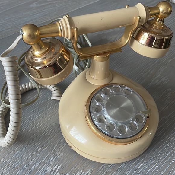 Vintage Western Electric Cream Ratary Princess Phone French style - Picture 5 of 7